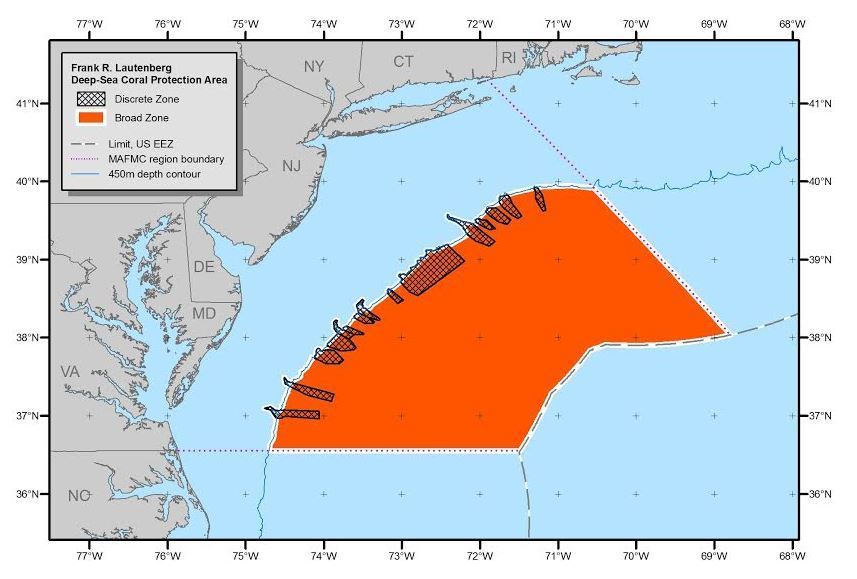Atlantic Ocean Area The Size Of Virginia Protected From Deep-Water