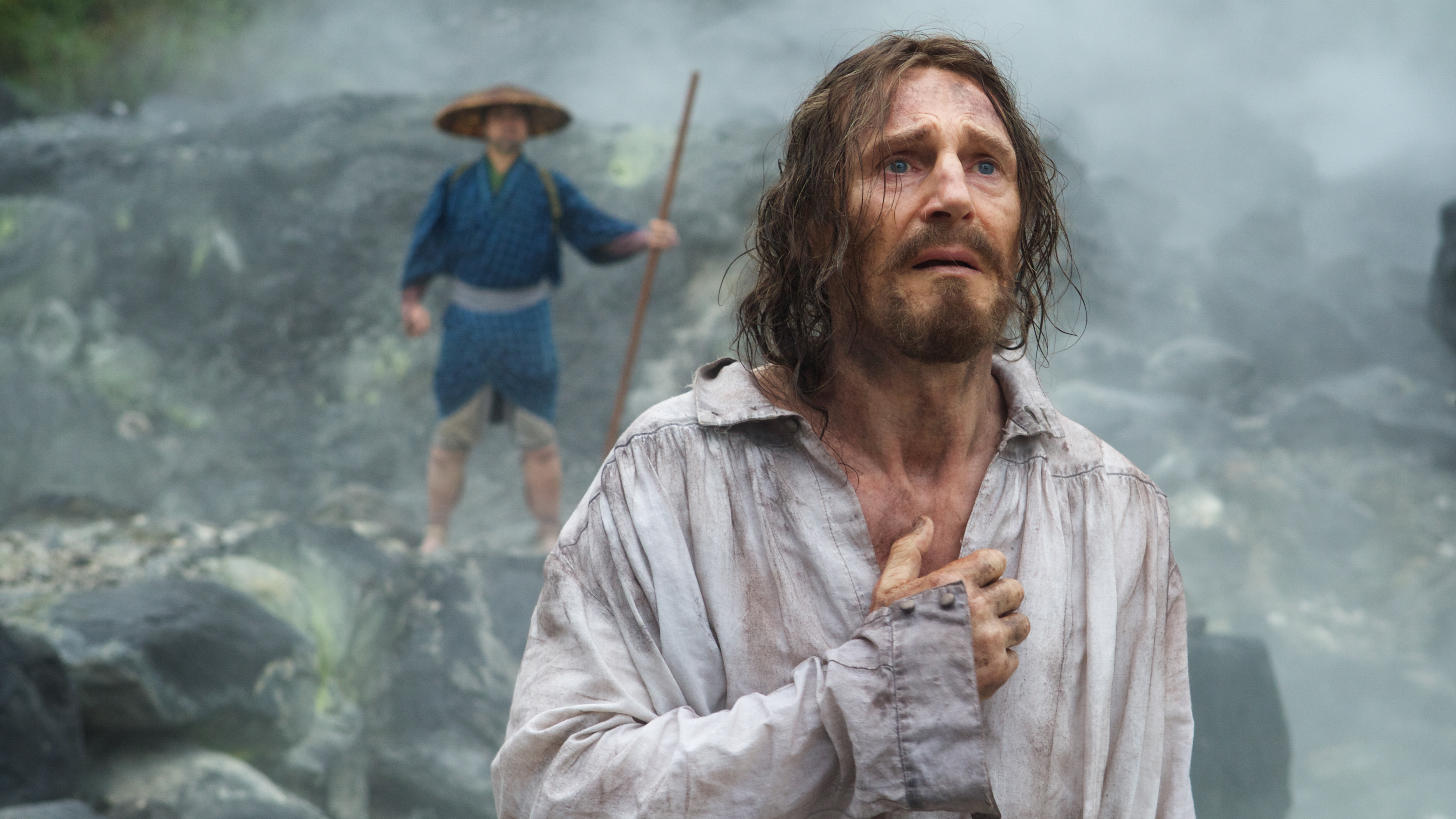 Liam Neeson is Father Ferreira in Martin Scorsese's <em>Silence</em>. (Paramount Pictures)
