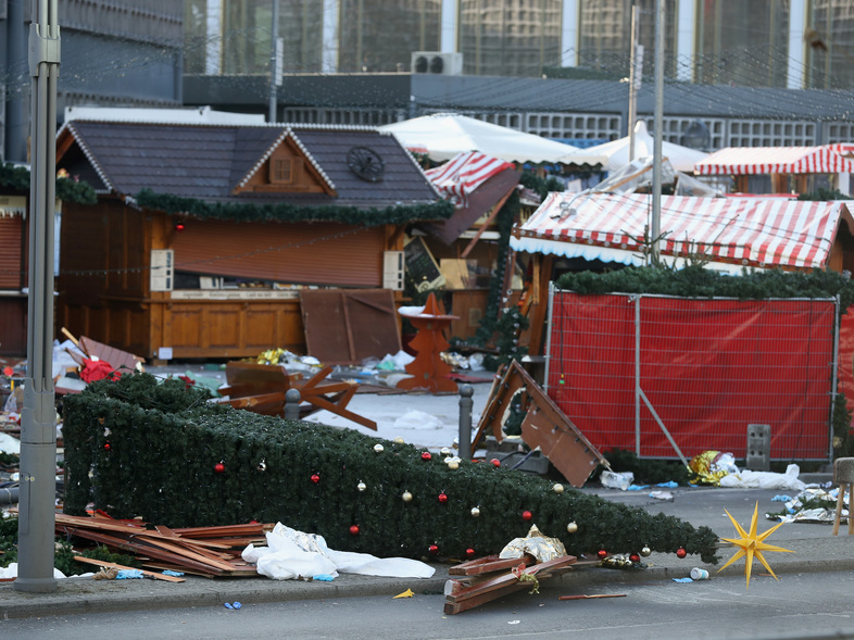 The Christmas market in Berlin was targeted in Monday's attack by a man driving a heavy truck into an area crowded with shoppers. (Sean Gallup/Getty Images)