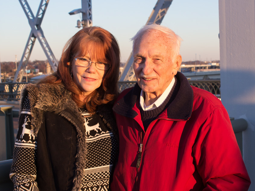 Judy Charest and Harold Hogue recounted the story of their fateful meeting for StoryCorps in Nashville, Tenn. (StoryCorps)