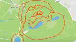 Dancer, Prancer, Runner — And Artist? Holiday Cheer, Courtesy Of GPS