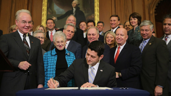 House Speaker Paul Ryan signed legislation to repeal the Affordable Care Act on Jan. 7, 2016. President Obama vetoed the bill, but the new administration could open the door for change.