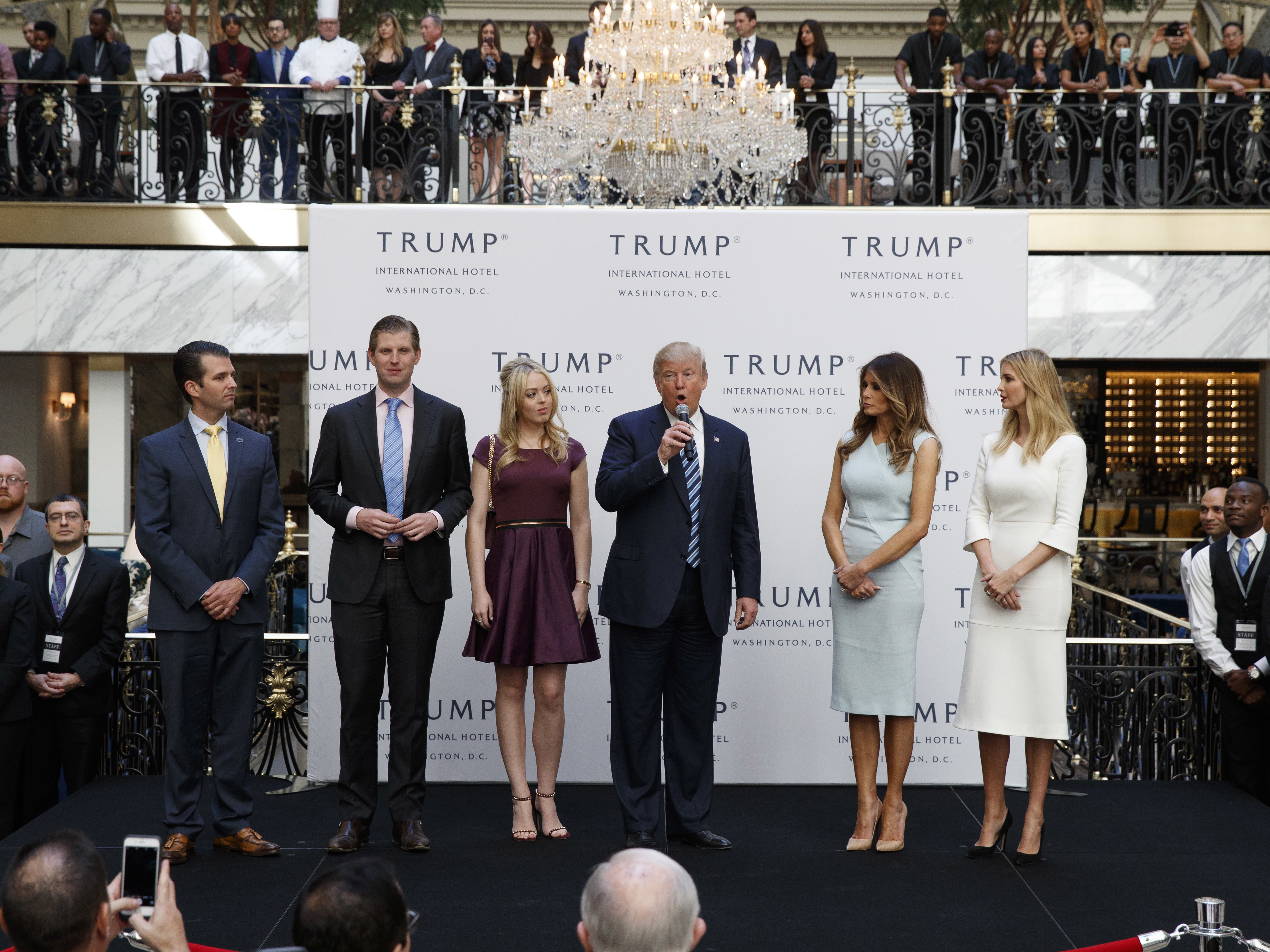 The recently opened Trump International Hotel in Washington, D.C., is just one of several businesses that could pose a conflict of interest for President-elect Donald Trump as he prepares to take office.