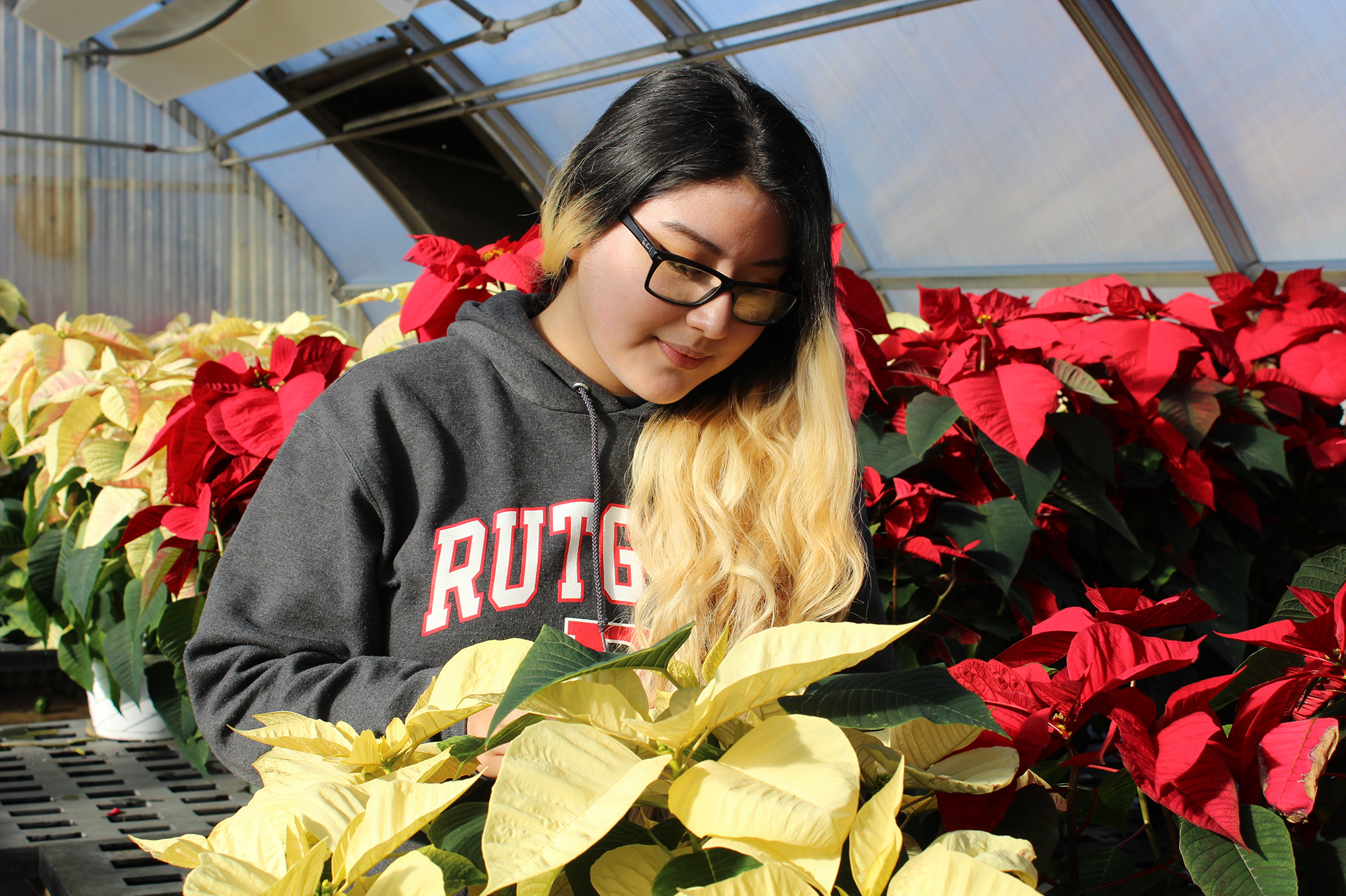Erika Jerez, a senior Aggie at John Bowne, hopes to study food processing at Rutgers University next fall. "There's so much more to ag than farming," she says.