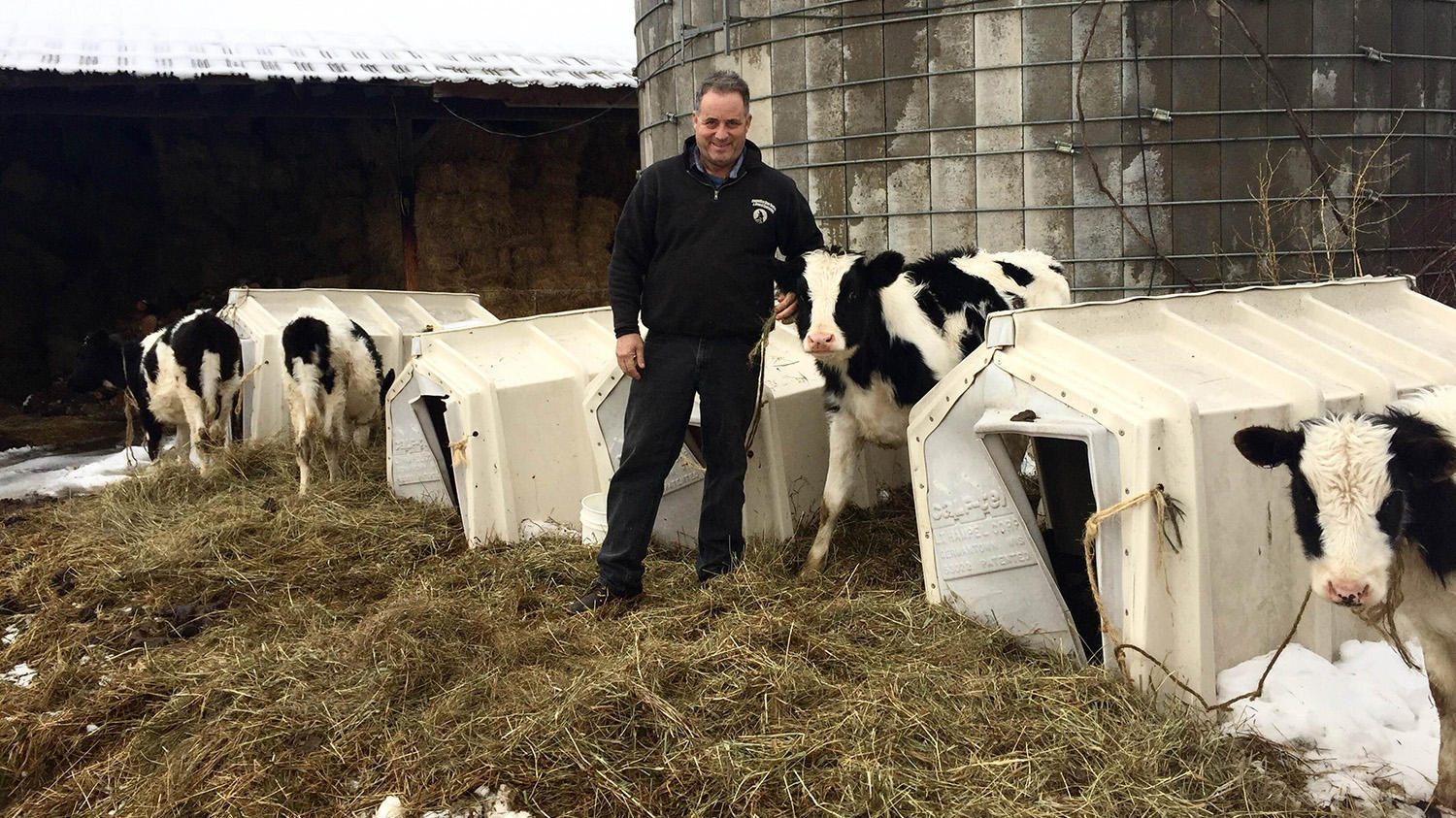 David Fuller has been a dairy farmer since 1977. He gets about the same amount of money for milk these days he did when he started. (Vermont Public Radio)
