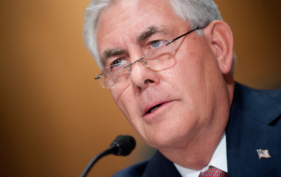 Former Exxon Mobil CEO and Chairman Rex Tillerson testified before the Senate Foreign Relations Committee on Wednesday as nominee to be Donald Trump's secretary of state. (Jim Watson/AFP/Getty Images)