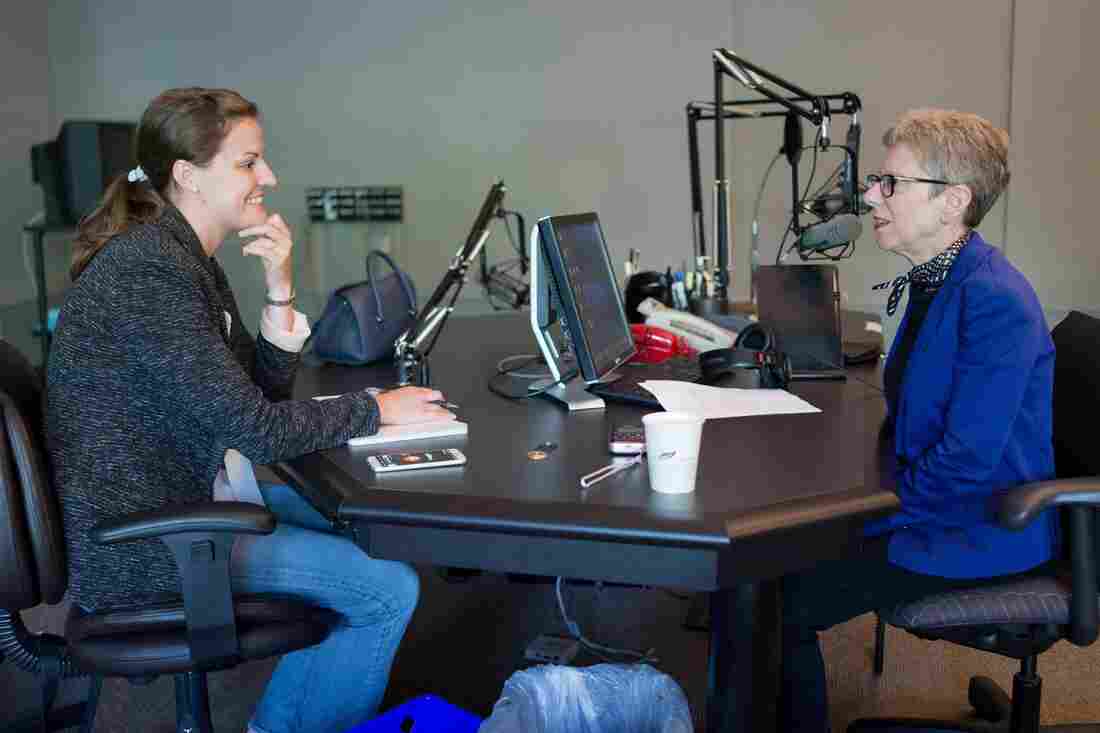Julie Rogers is interviewing Terry Gross.