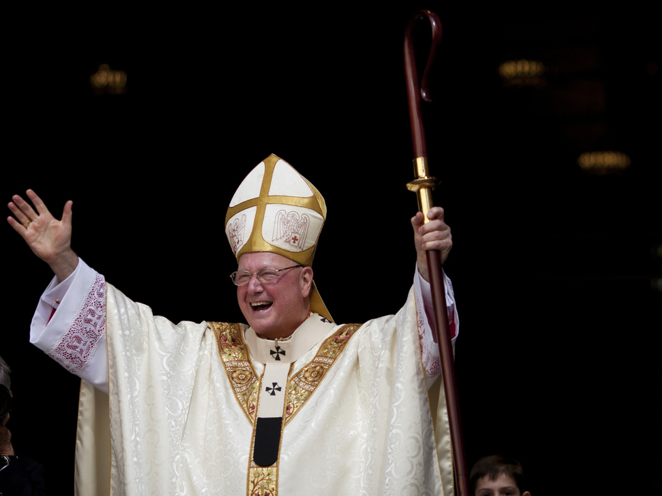Cardinal Timothy Dolan, the archbishop of New York, will be one of six faith leaders to pray at Donald Trump's inauguration. (Victor J. Blue/Getty Images)