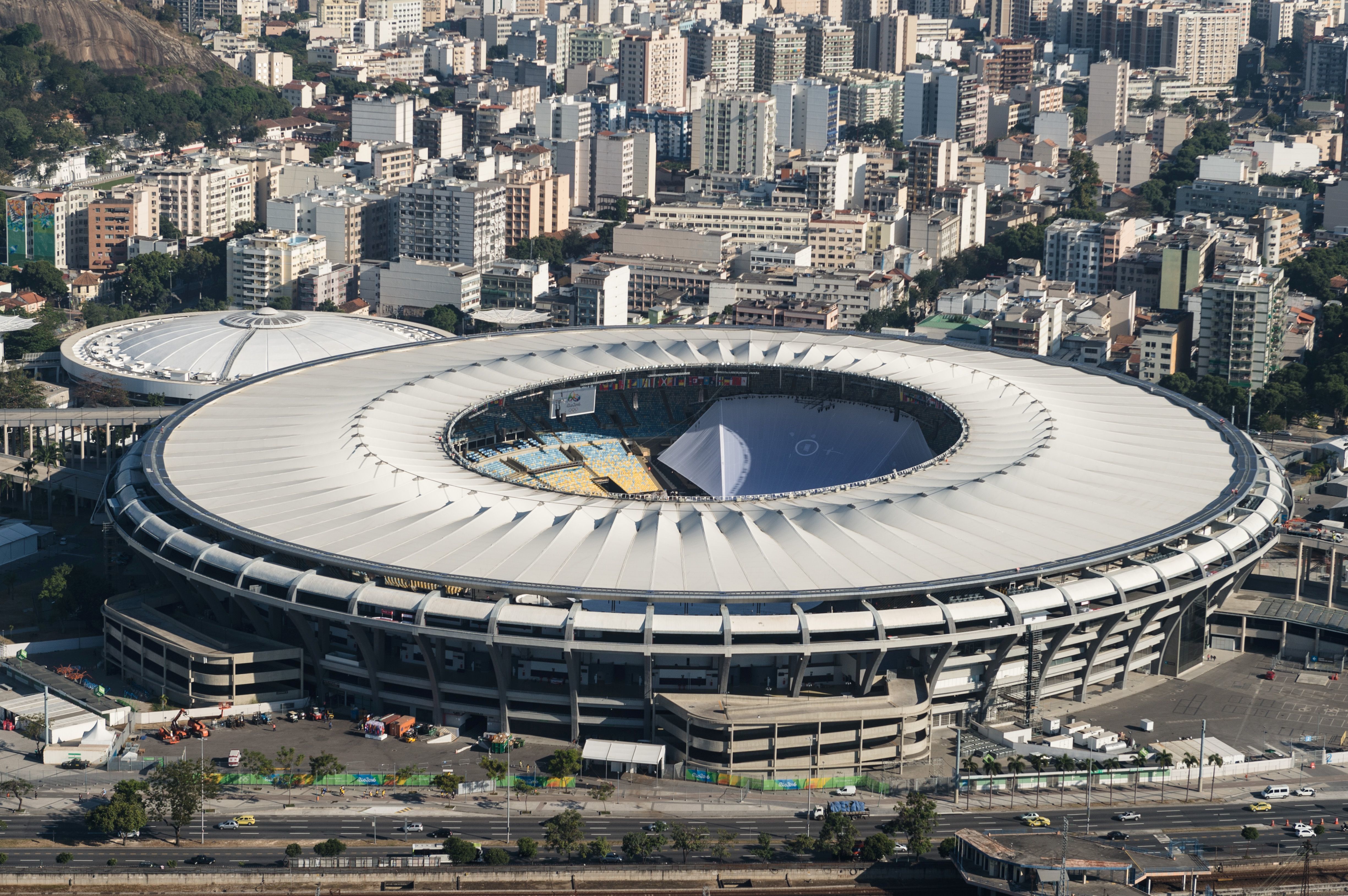 Maracanã Stadium, pictured just months ago when it was in its Olympic-level shape for the Rio Games. Hundreds of millions of dollars have gone into renovating the decades-old stadium, a venue that has been described as Brazil's &quot;soccer cathedral.&quot; (AFP/Getty Images)
