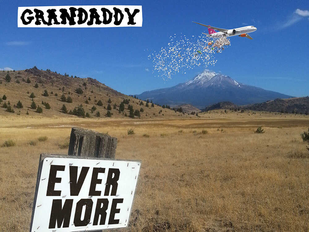 Cover art for the Grandaddy single "Evermore."