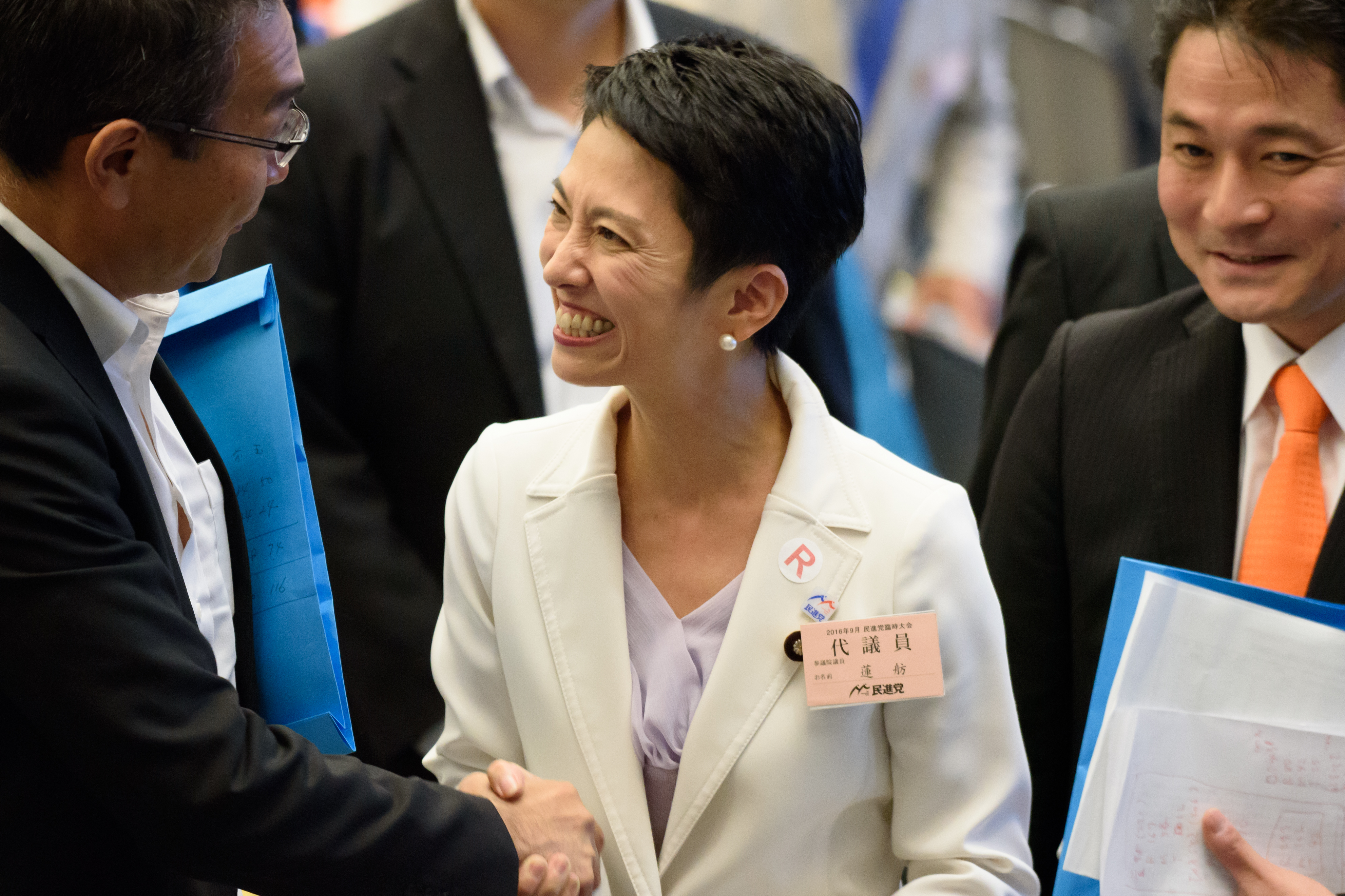 Renho Murata, the leader of Japan's main opposition Democratic Party. (Bloomberg via Getty Images)