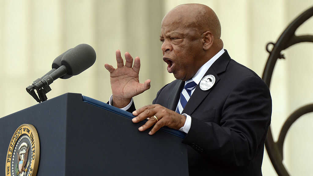 john lewis george bush inauguration