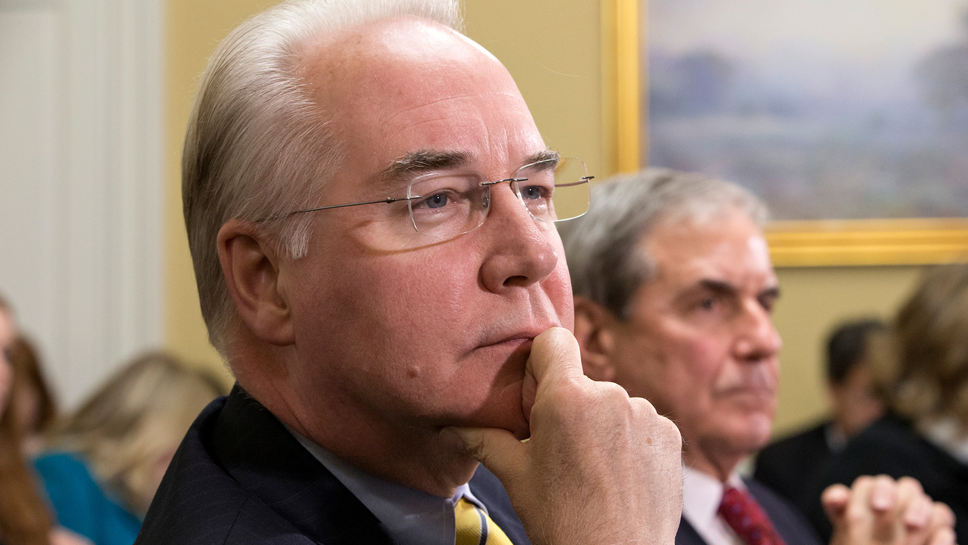 Tom Price, Health And Human Services Secretary Nominee, Courtesy