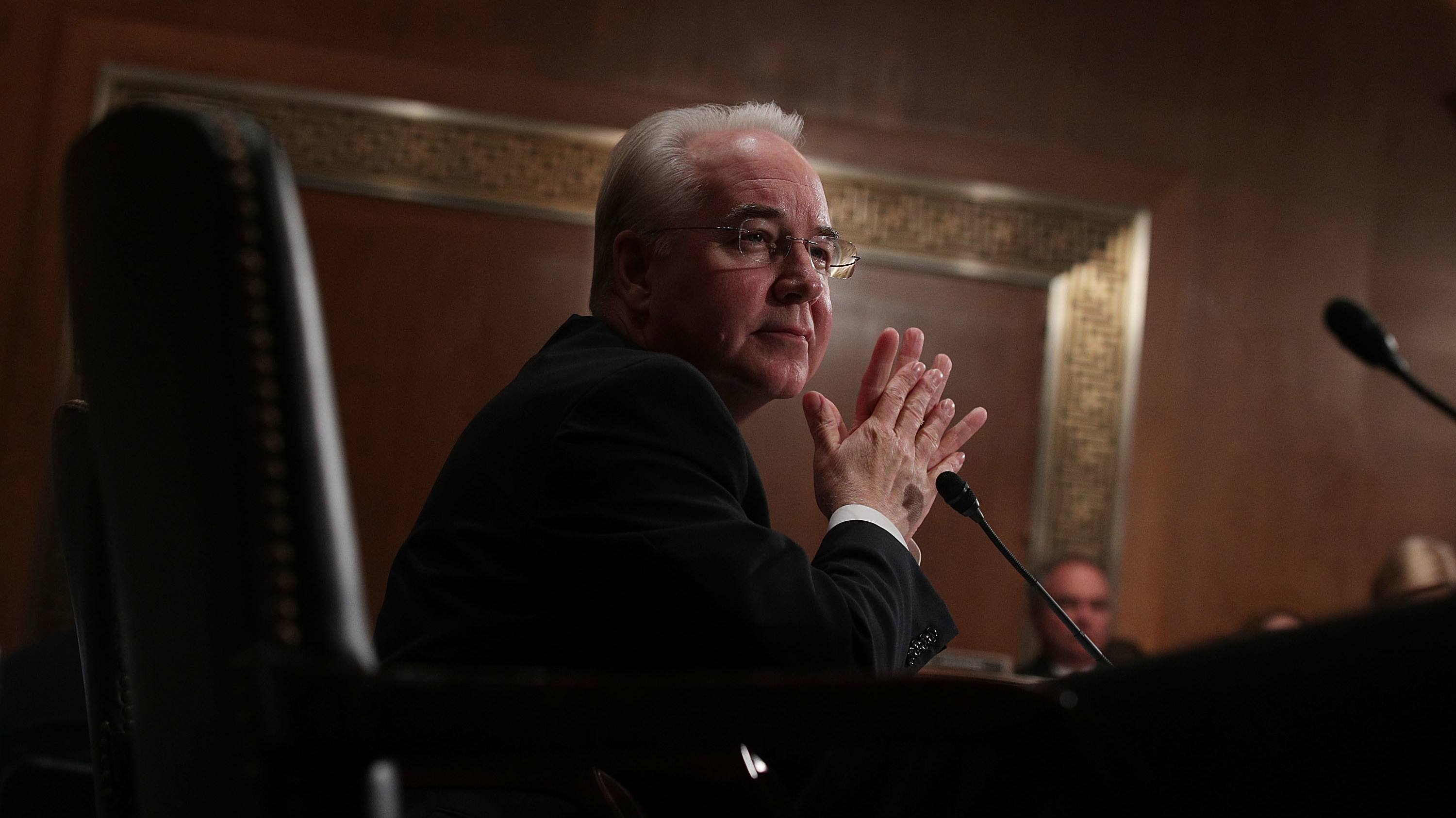Tom Price, HHS Nominee, Faces Tough Questions On Stock Deals And Obamacare