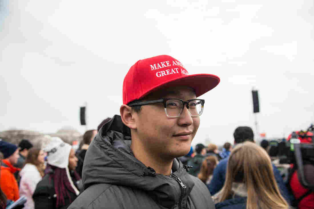Liam Quidore flew across the country to attend the inauguration. He believes this is an important event to attend and says he's appreciative to be able to see something like this in person, at his age.
