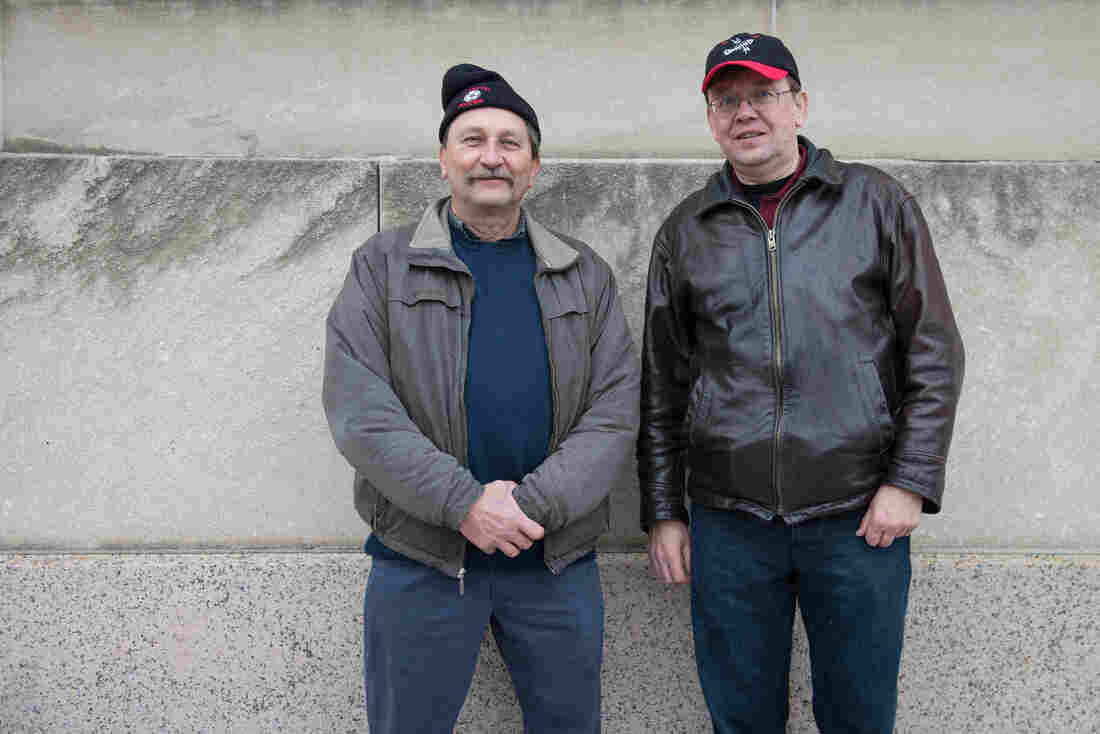 Russell and Wayne Bargiel have attended over five presidential inaugurations. They have no party affiliations, but like to see the festivities.