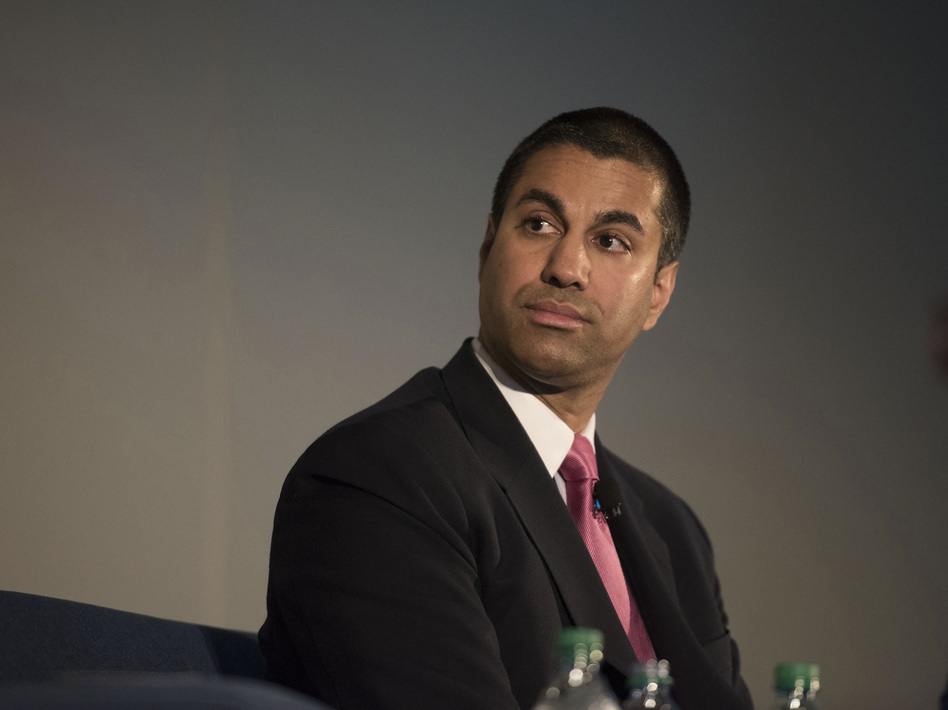 Ajit Pai, the senior Republican at the Federal Communications Commission, is slated to be the agency's new chairman. (Daniel Acker/Bloomberg/Getty Images)