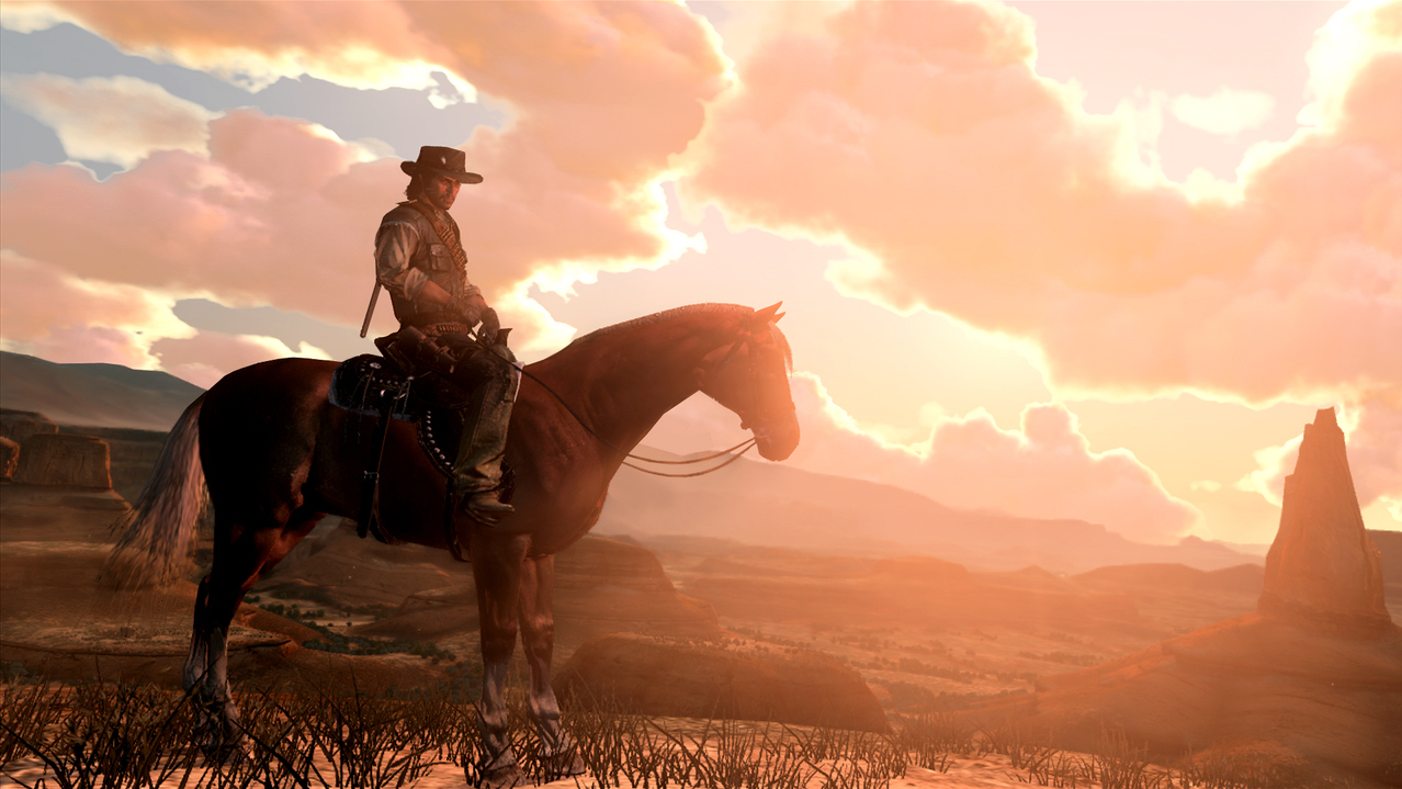 Writer and critic Jason Sheehan calls Red Dead Redemption his favorite Western of all time — surpassing even <em>The Outlaw Josey Wales.</em> (Courtesy of Rockstar Games)