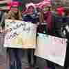 Mothers, Daughters, Sisters And Men Unite To Protest Trump's Presidency