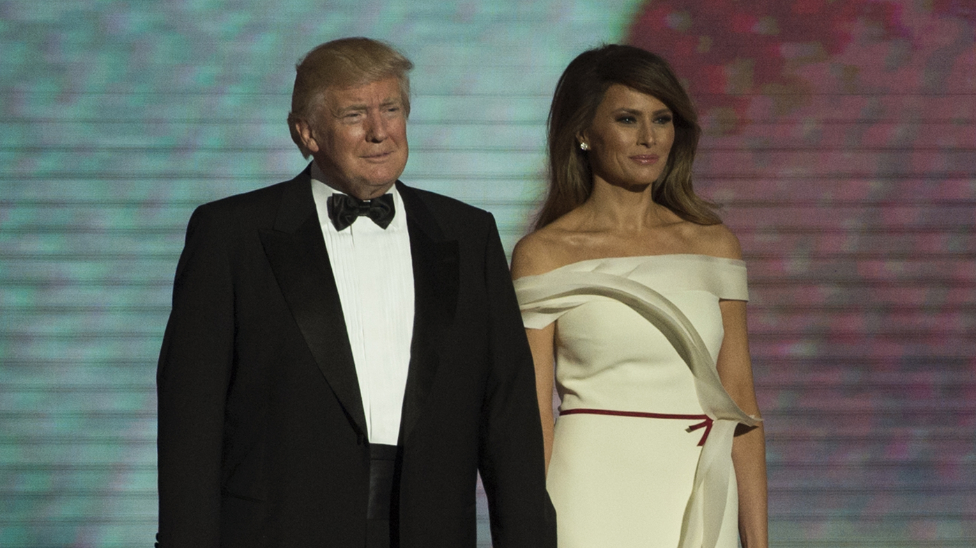 PHOTOS Trump Ends Inauguration Day His Way, With Dances At 3 Balls NPR