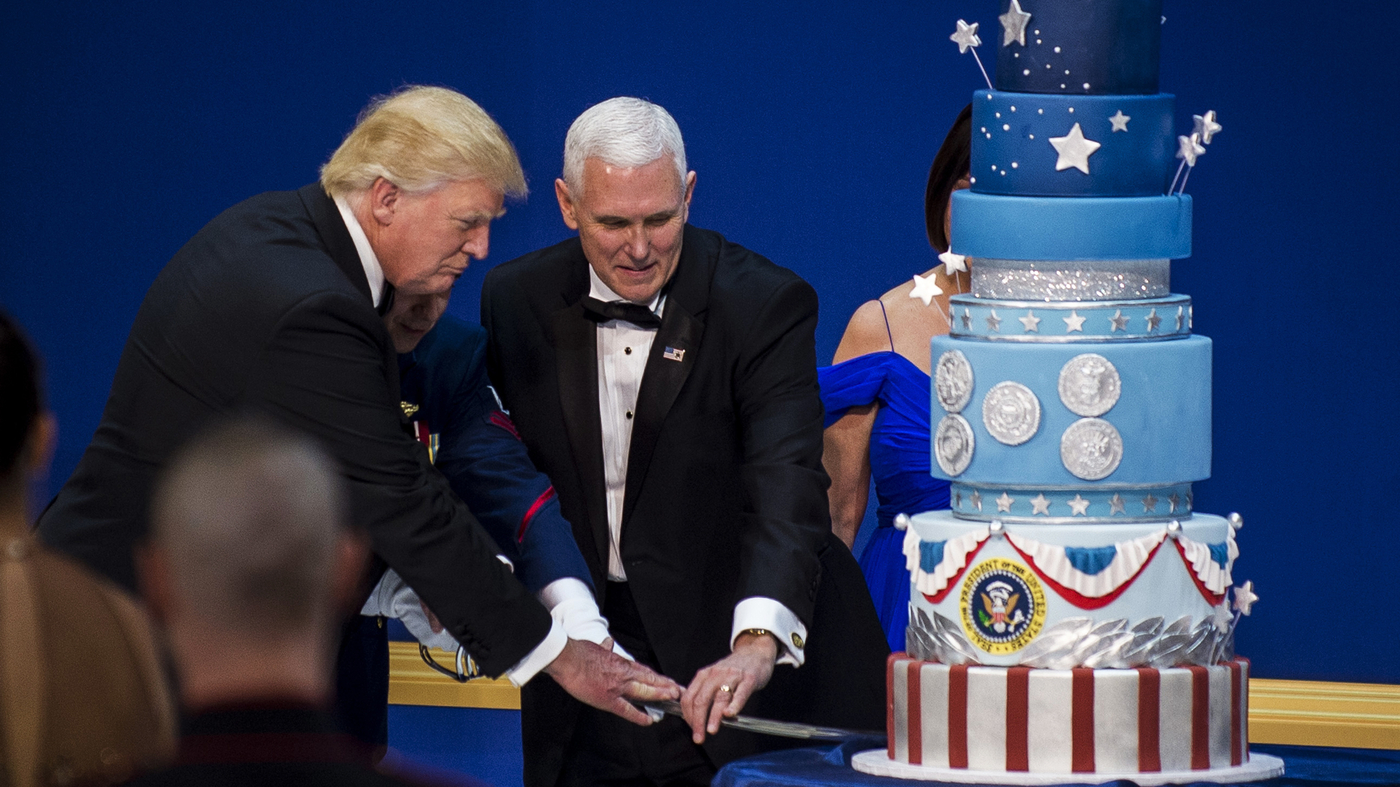 PHOTOS Trump Ends Inauguration Day His Way, With Dances At 3 Balls NPR