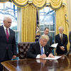 Trump Signs 3 Memorandums, Including Withdrawal From Pacific Trade Deal
