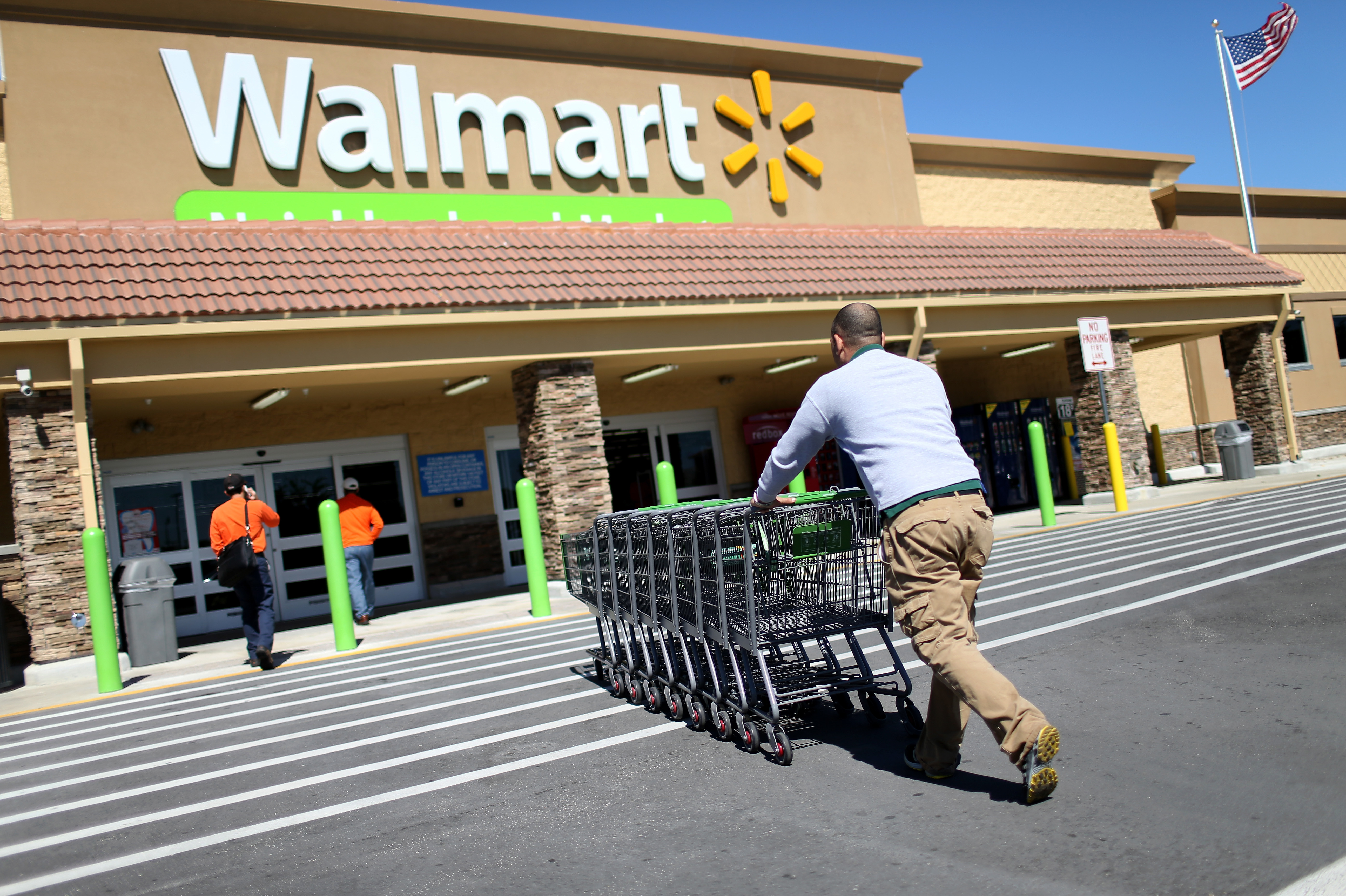 Using his personal Twitter account, Trump has publicly thanked Walmart, among other companies, for their plans to increase investment and job creation. It's not yet clear how his tweets may affect company decision making. (Getty Images)