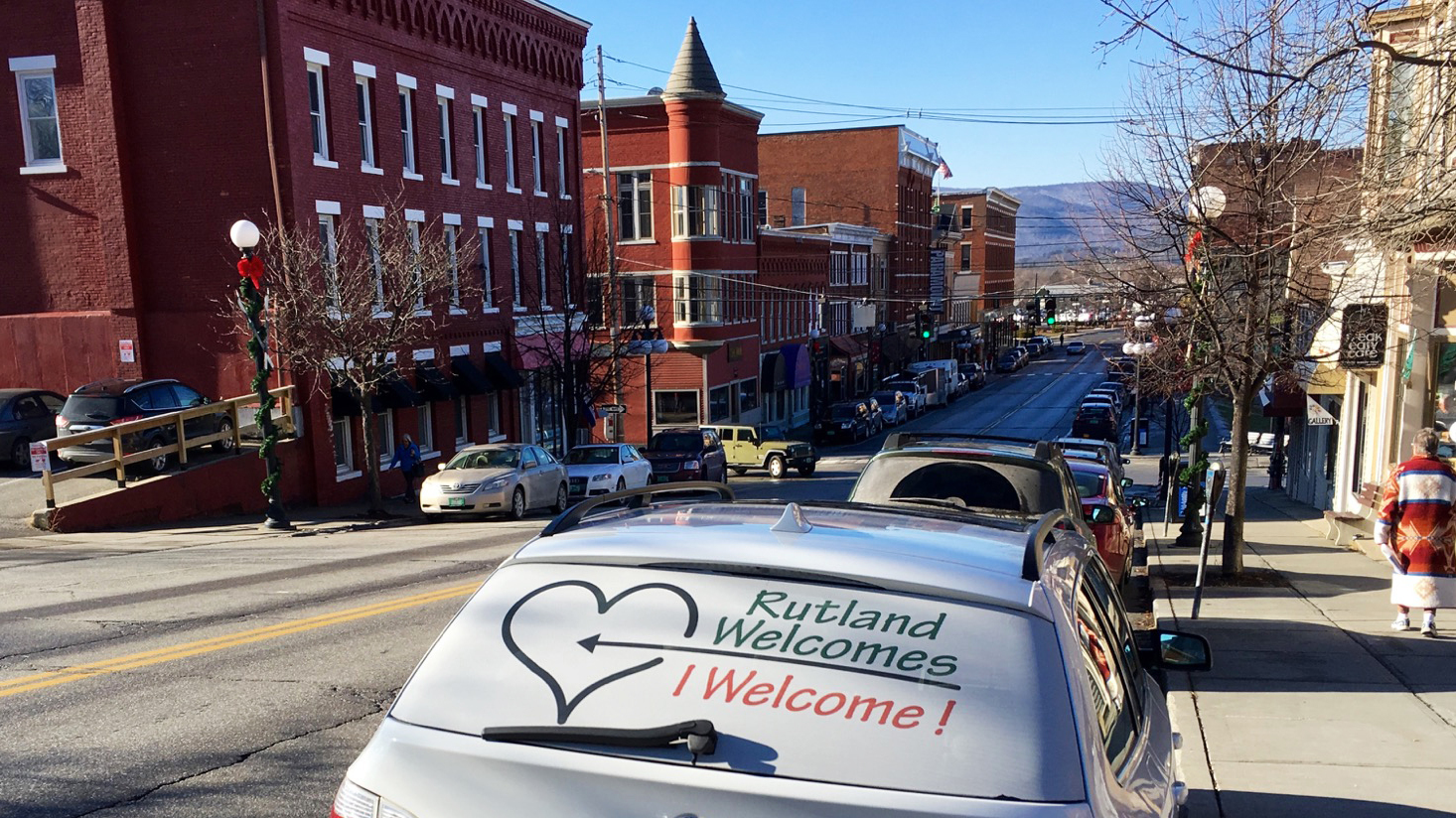 Rutland, Vt., is home to 16,000 residents — including two Syrian refugee families that arrived this month.