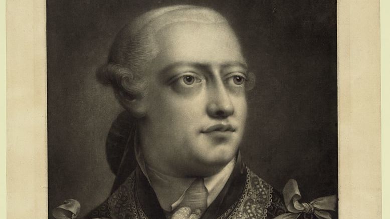 King George III: Mad, villainous brute — or flawed, misunderstood man? A new, publicly available archive aims to give scholars and dabblers alike a chance to decide for themselves. This image was rendered in 1795, more than a decade after George nearly abdicated.