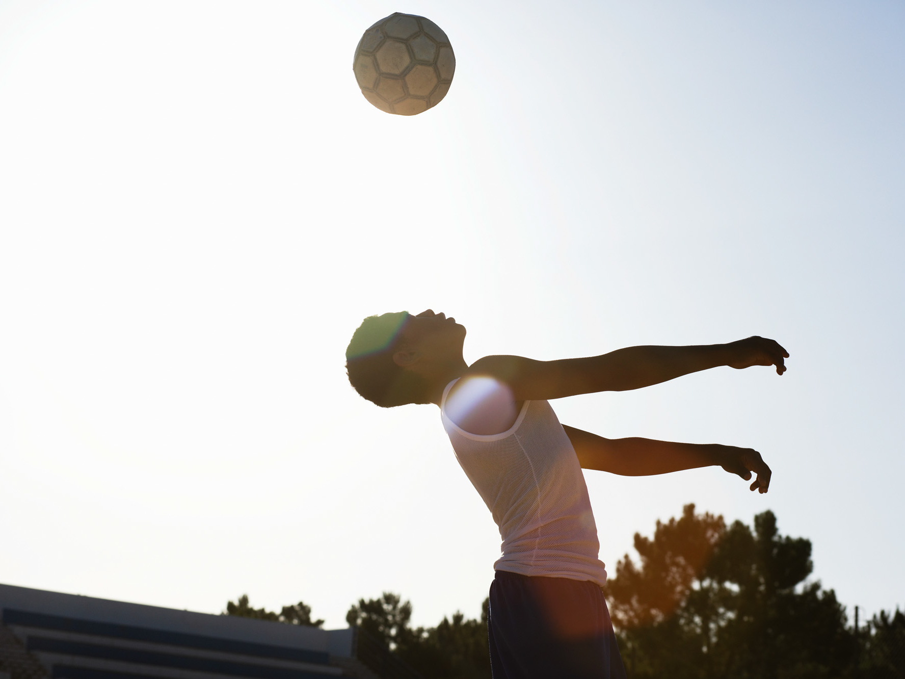 Players who headed a lot of balls — an average of 124 in two weeks — were three times more likely to get a concussion compared to soccer players who rarely headed. (Getty Images)