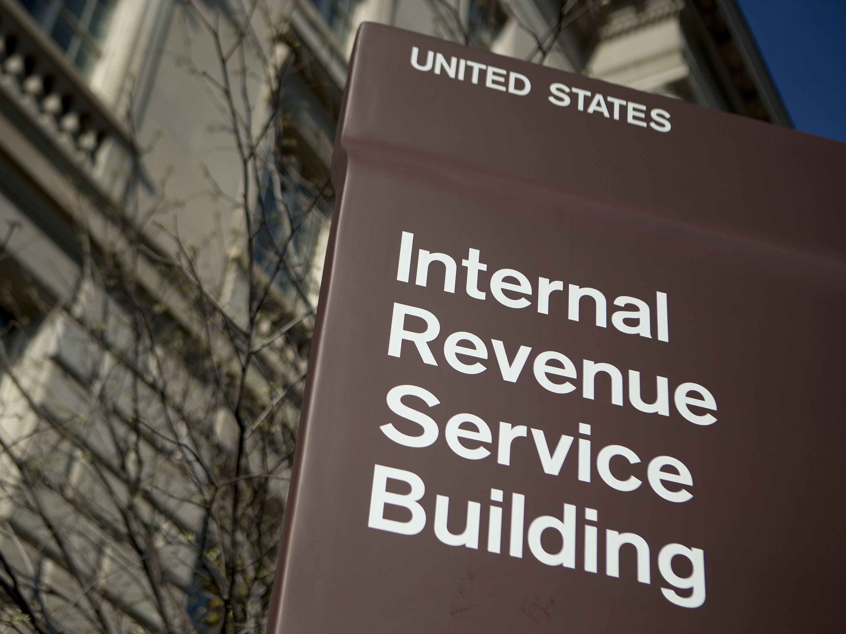 The Internal Revenue Service (IRS) headquarters stands in Washington, D.C., U.S. (Bloomberg via Getty Images)