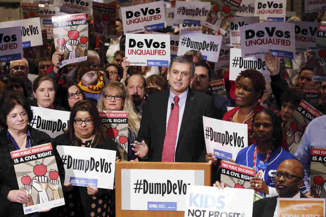 Former education secretary talks Betsy DeVos, plagiarism charges