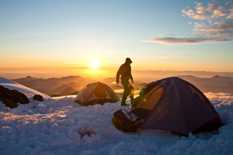 Escaping artificial light even for a winter weekend can reset sleep patterns for the better, researchers say. One good place to do it: Heliotrope Ridge near Mount Baker in Washington state. (Christopher Kimmel/Aurora Open/Getty Images)