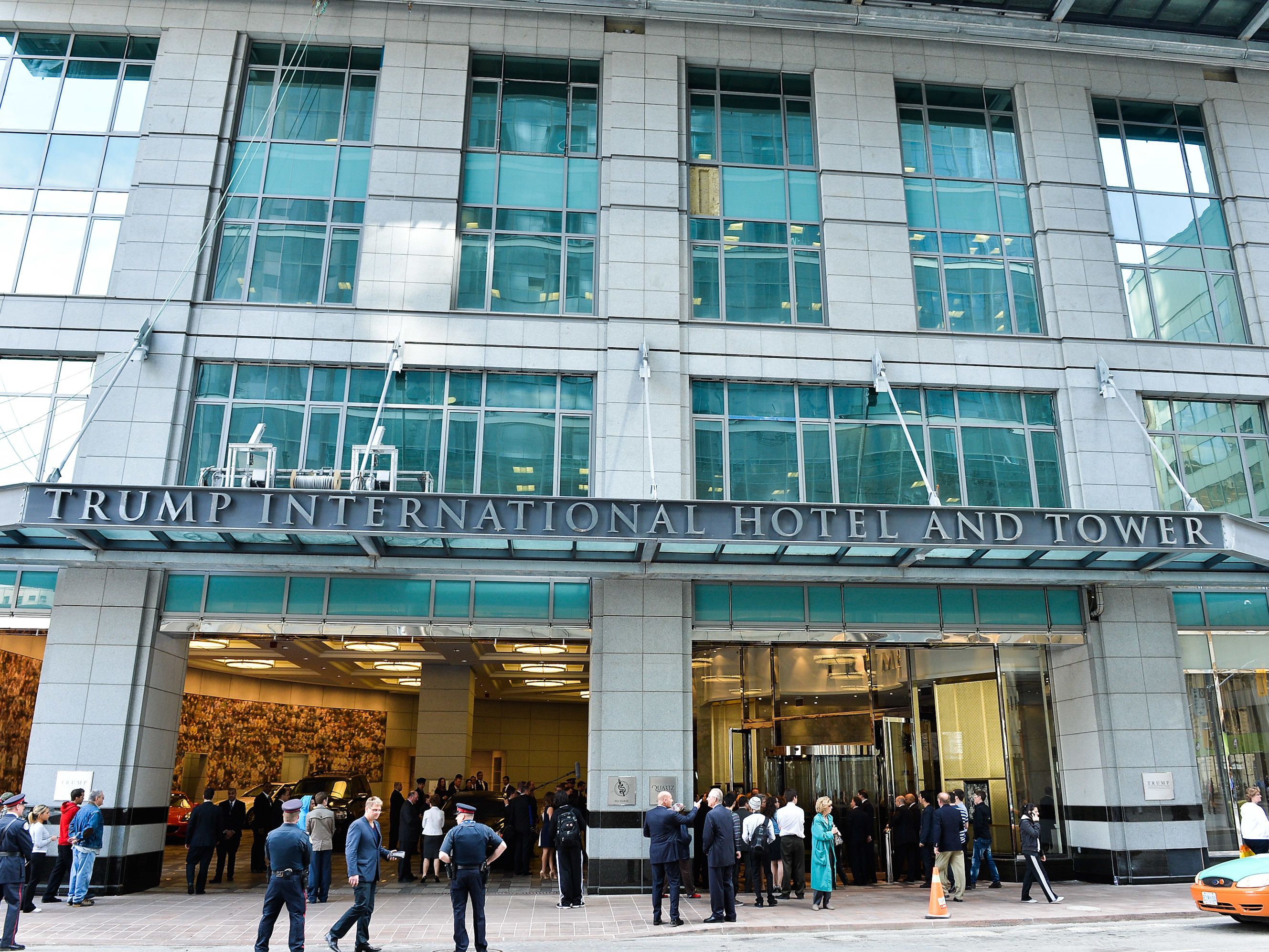 The Trump International Hotel and Tower opened in Toronto on April 16, 2012. In the years since, &quot;There were parts of the building itself that fell down onto the street and actually shut down parts of our downtown at times, because there were concerns about the structure's integrity,&quot; says a city council member. (WireImage)