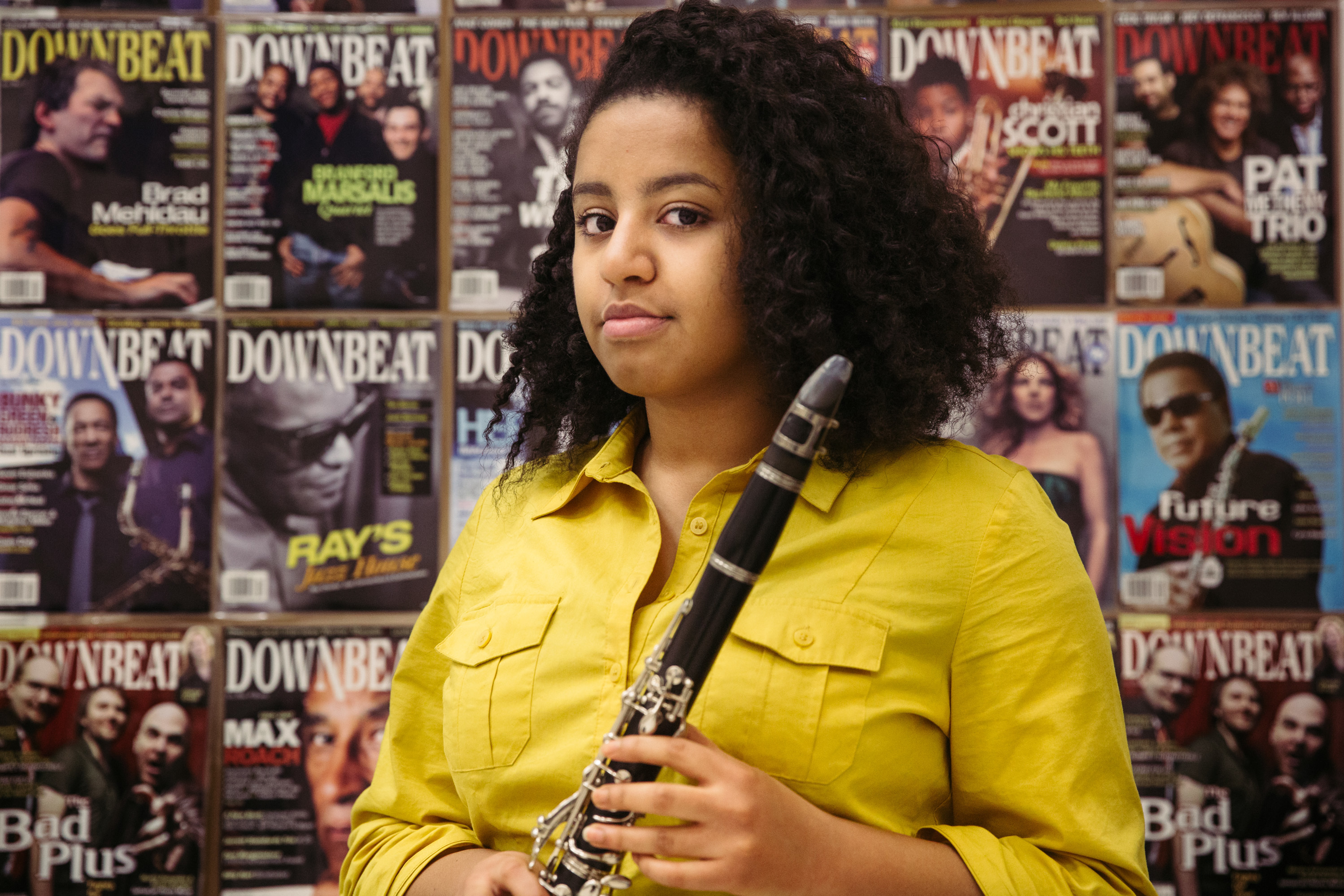 Spring Lake Park High School junior Kia Muleta has been playing the clarinet since fifth grade. Kia wants more diversity in her band music. She is often the only black student in band, where most of the music was composed by white men. (MPR News)