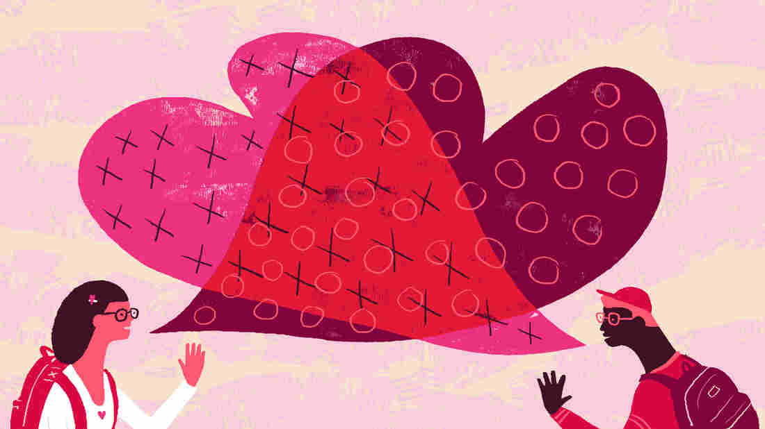 Teens talking about love
