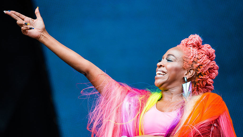 Karol Conka performs live on stage at Autodromo de Interlagos on in Brazil. She's a featured artist on this week's show. (Getty Images)