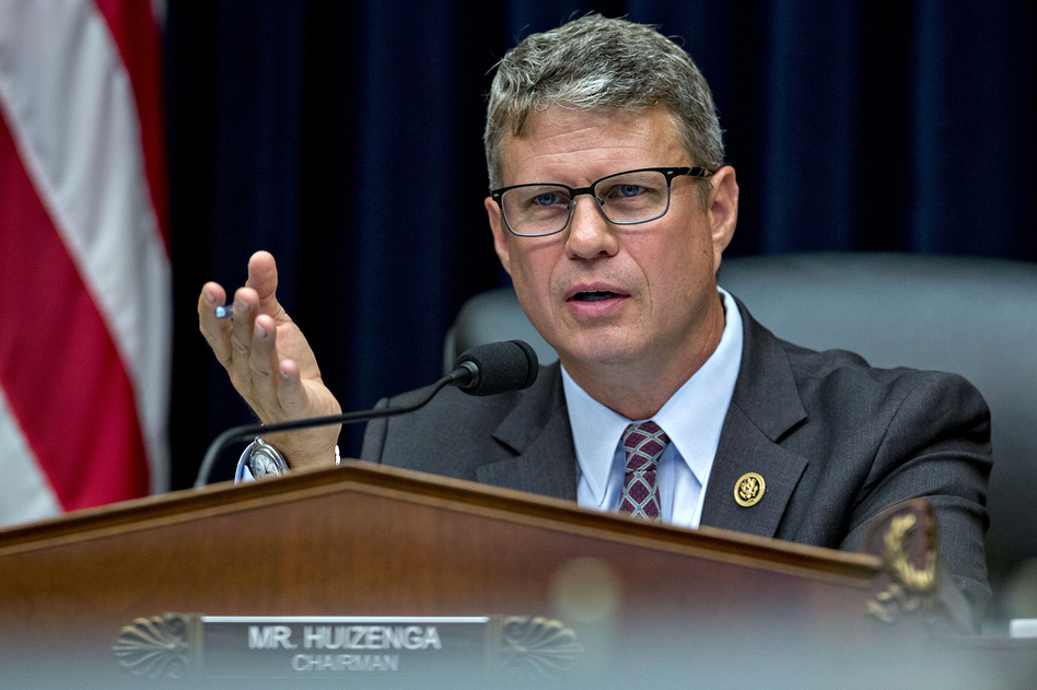 Rep. William "Bill" Huizenga, R-Mich., says House Republicans "know the direction we want to go and sort of the destination" with replacing Obamacare. (Andrew Harrer/Bloomberg via Getty Images)