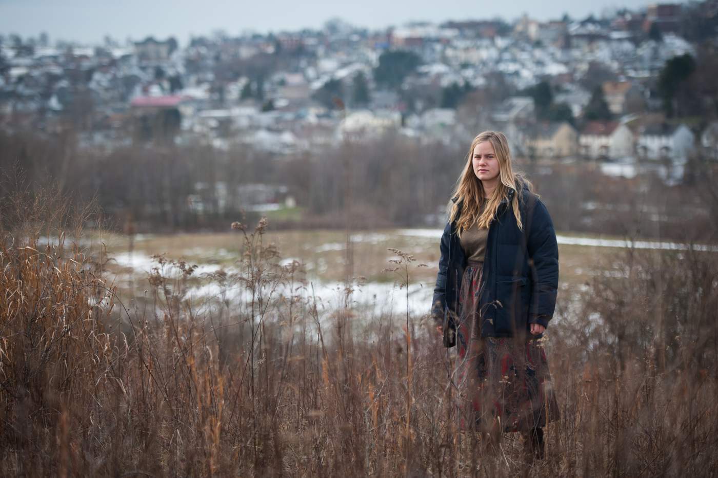 Ashley Funk plans to move back home to southwest Pennsylvania to work on environmental projects in a place where climate change and the local economy are intertwined. (Stephanie Strasburg for WBEZ)