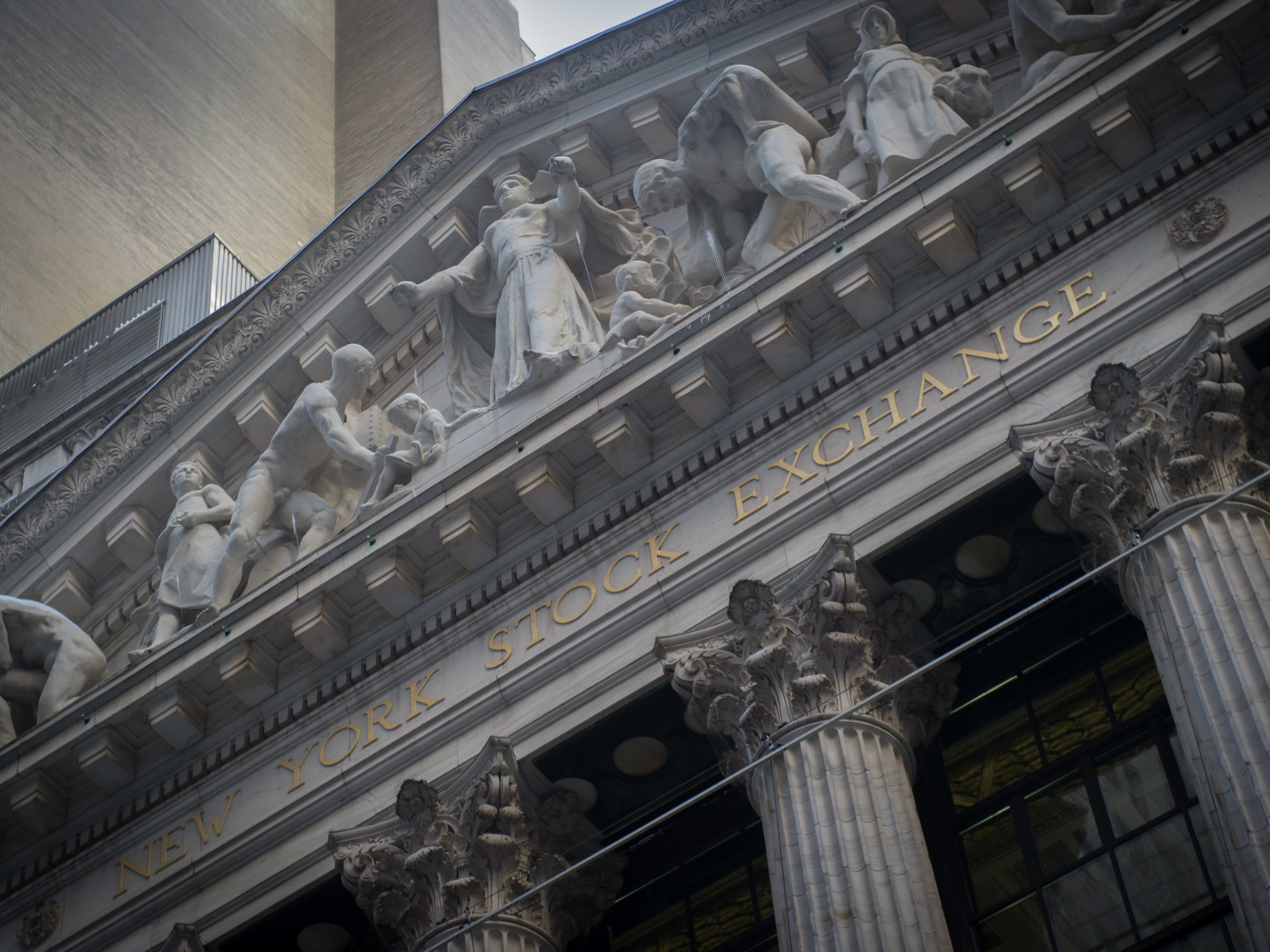 The exterior of the New York Stock Exchange on Feb. 10. A lobbying battle is being waged over a rule requiring financial advisers to act in their clients' best interest in retirement planning. (AFP/Getty Images)