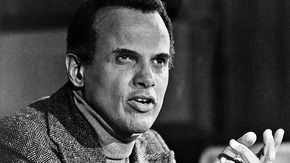 A 1976 portrait of the singer, actor and activist Harry Belafonte. He died Tuesday at age 96.