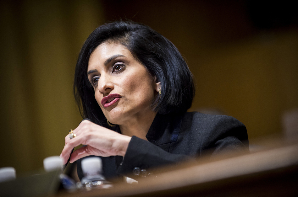 Seema Verma, who is President Trump's nominee to head the Centers for Medicare & Medicaid Services, has said that maternity benefits should be optional. (Pete Marovich/Bloomberg via Getty Images)