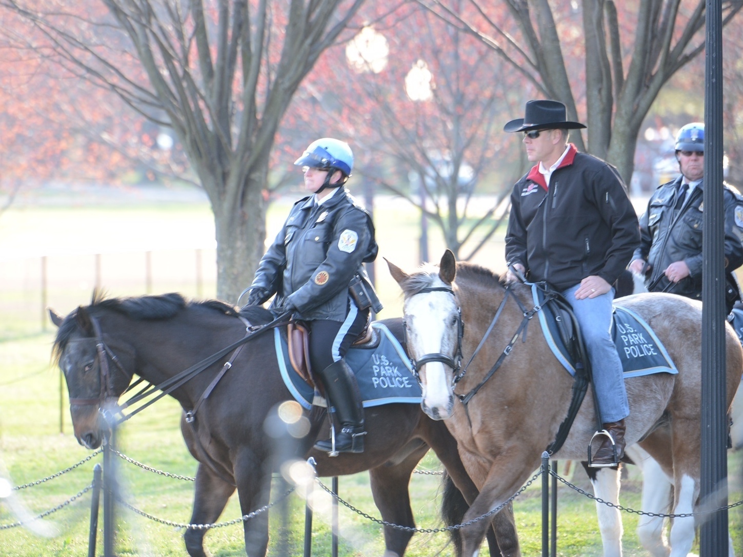 On Thursday, U.S. Secretary of the Interior Ryan Zinke rides a horse to his first day on the job. Zinke was confirmed by the Senate the day before, by a 68-31 vote. (Flickr)