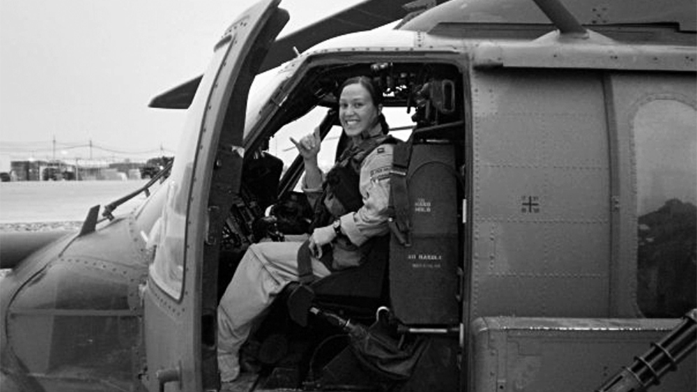 Maj. Mary Jennings Hegar served three tours in Afghanistan. She now lives in Austin, Texas, and works as an executive coach and consultant. (Penguin Group USA)