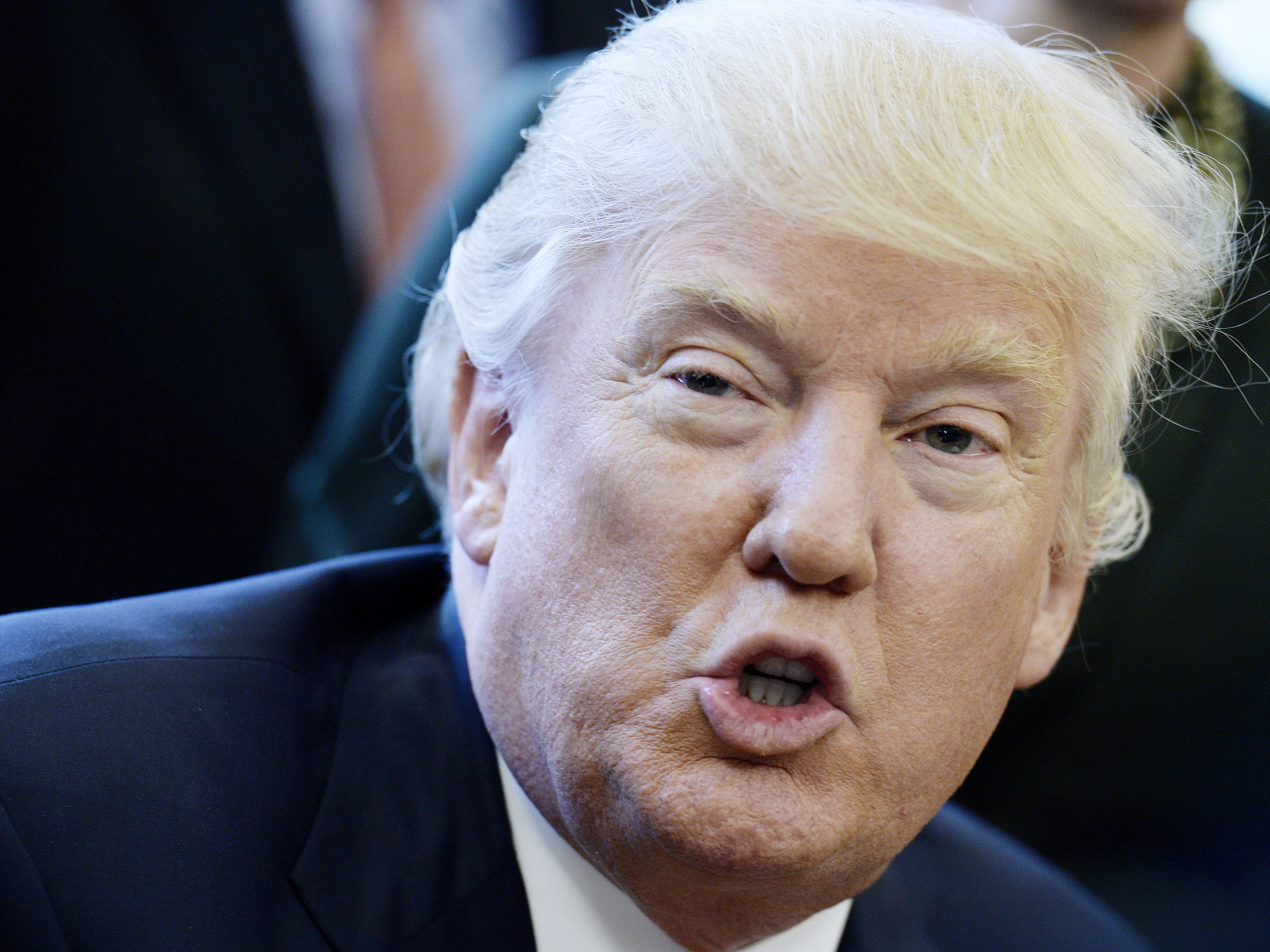 President Trump has hundreds of vacancies to fill but also believes many are "unnecessary." (Bloomberg via Getty Images)
