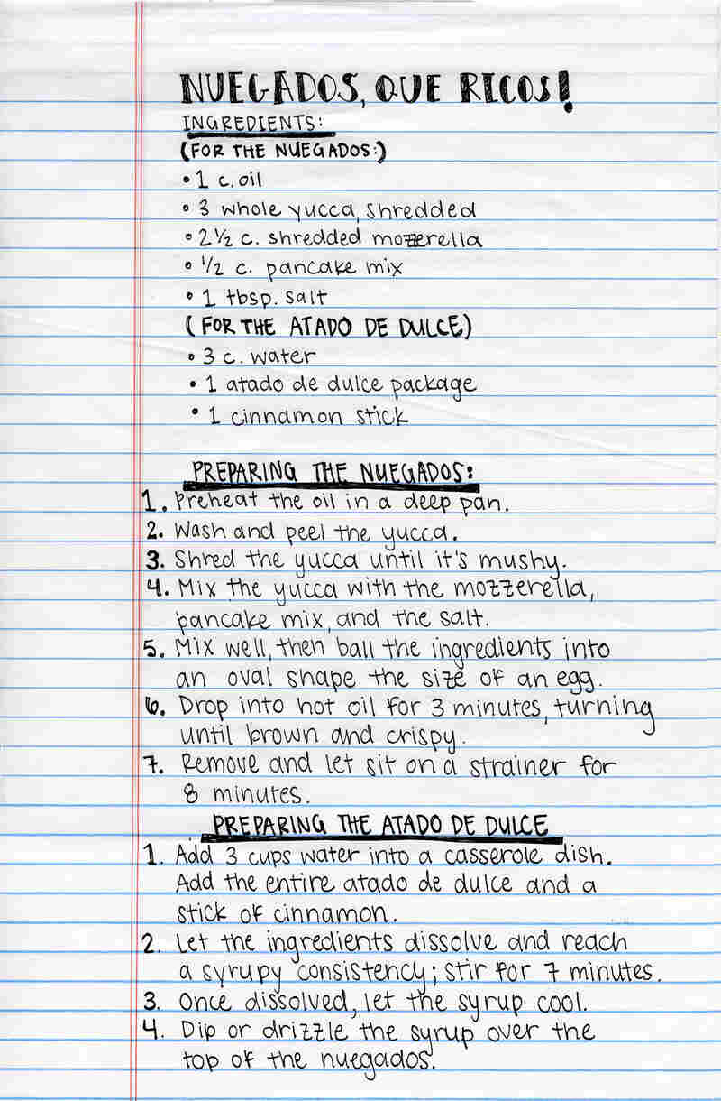 Nuegados recipe