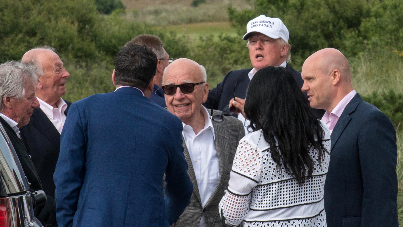 Rupert Murdoch And Donald Trump, An Alliance Of Mutual Interest : The  Two-Way : NPR
