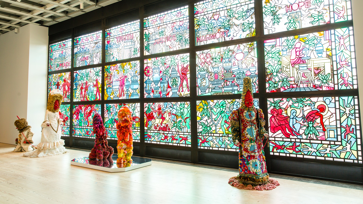 from striking photos to surprising stained glass, a wide-ranging from striking photos to surprising stained glass, a wide-ranging