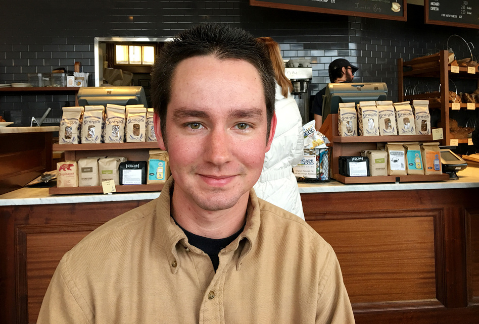 Luke Franco, 26, works three jobs and doesn't know whether he qualifies for Medicaid or a subsidy to buy coverage on the exchange set up under the Affordable Care Act. (Kristin Gourlay/RINPR)