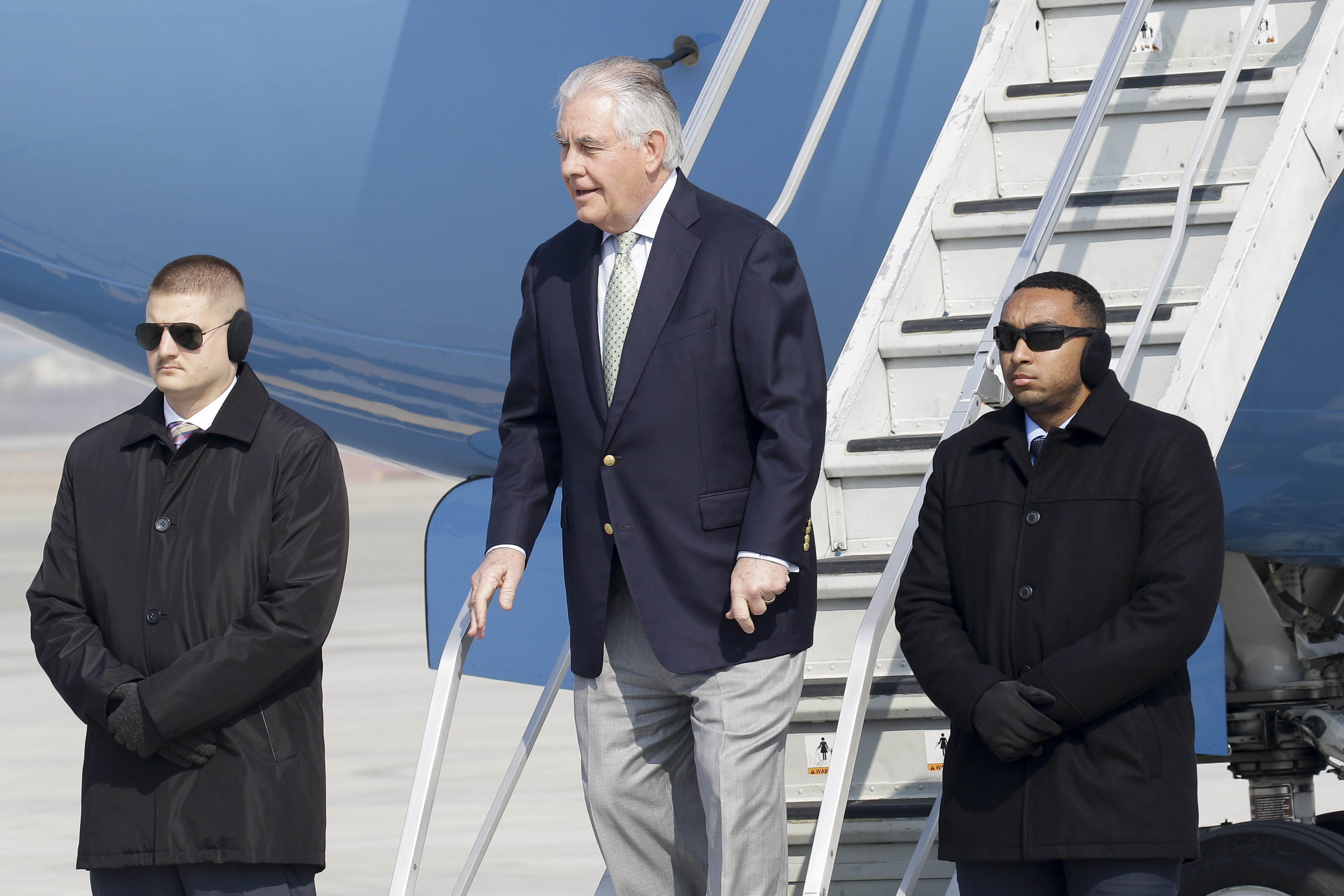 U.S. Secretary of State Rex Tillerson, upon arriving at the Osan Air Base in South Korea last week.